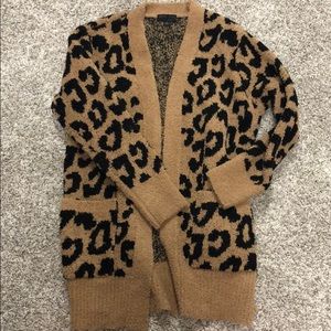 Barefoot Dreams Leopard Cardigan